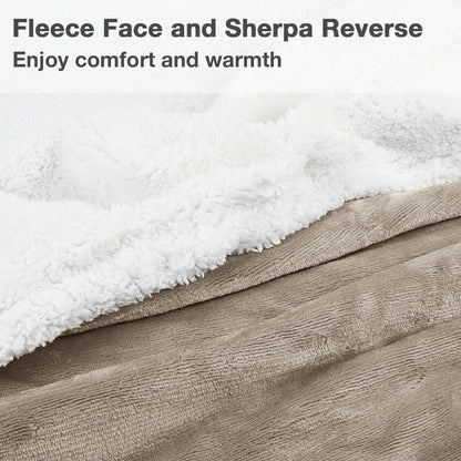 Premium Sherpa Wearable Blanket with Sleeves