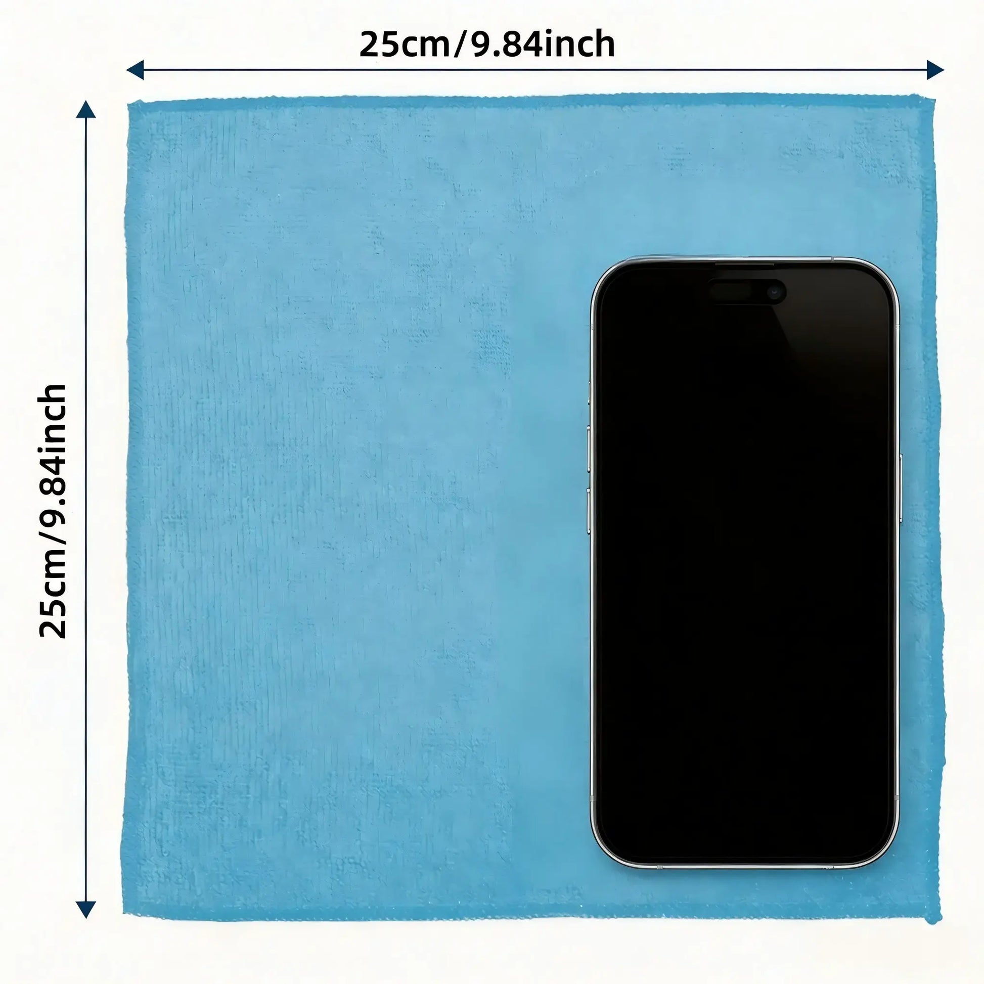 Microfiber Cleaning Cloths - Multi-Color Pack (Available in 5, 10, 20, or 50 Pieces, 9.84 x 9.84 Inches) - Quick-Dry, Scratch-Free, Durable for Kitchen and Bathroom Cleaning on Indoor Surfaces